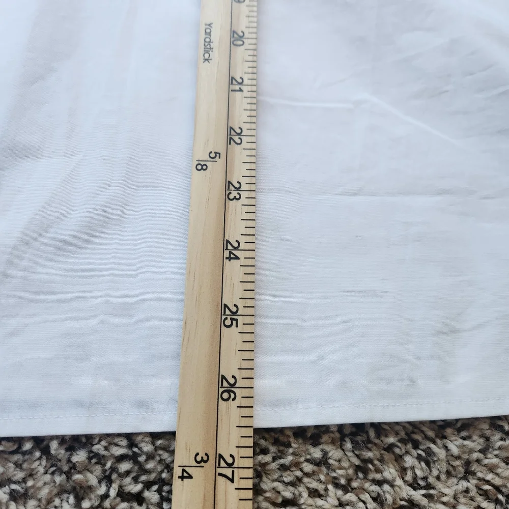 J. Crew White Sleeveless Embroidered Tassel Top with Pink and Orange Accents - Picture 5 of 8